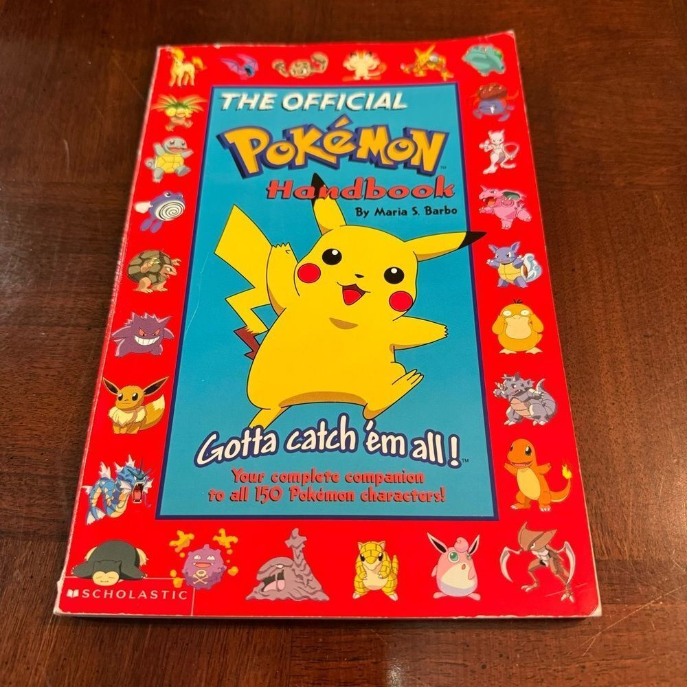The Official Pokemon Handbook Book Your Complete Companion to all 150 characters